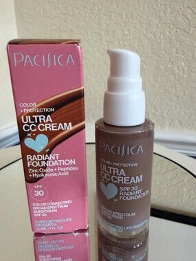 Pacifica Ultra CC Cream Radiant Foundation Cool Deep NIB